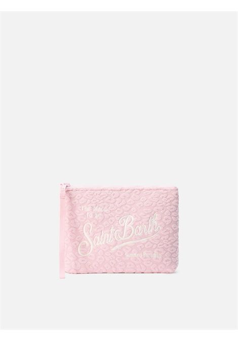 Pochette in spugna SAINT BARTH | ALI0003 ALINE SPONGE00527L TERRY EMBOSSED LEOPARD